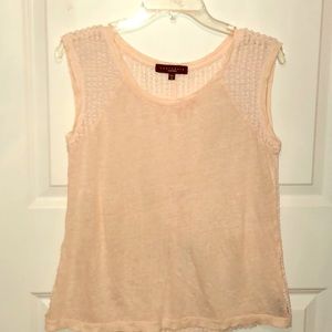 Sanctuary Linen Blush Tank Medium